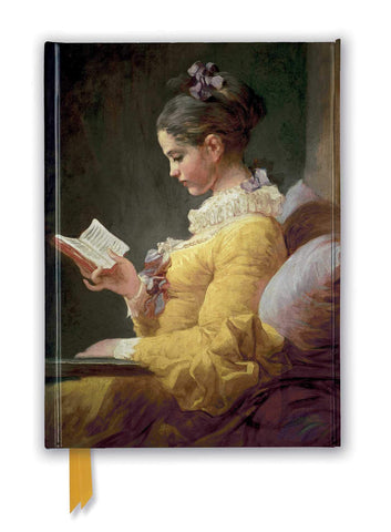 Jean-Honoré Fragonard: Young Girl Reading (Foiled Journal)