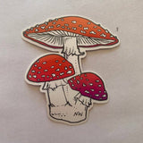 Amanita Mushrooms Decal