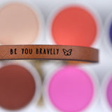 Be You Bravely - Leather Bracelet for Kids