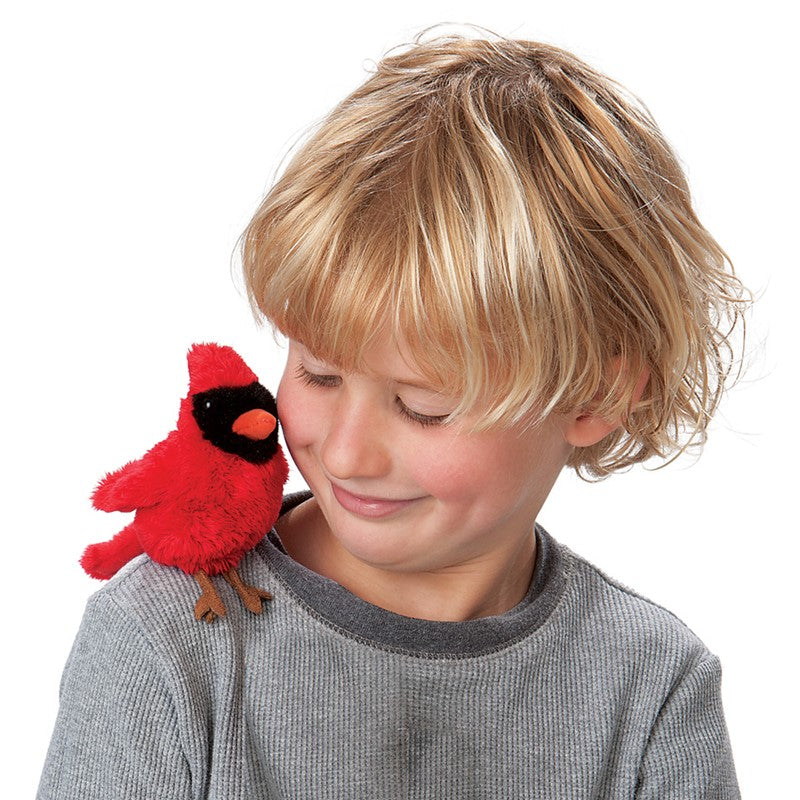 Mini Cardinal Finger Puppet – nature+nurture