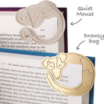 Curled Up Corners Bookmark - Quiet Mouse