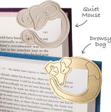 Curled Up Corners Bookmark - Quiet Mouse