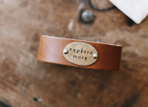 Explore More Leather Cuff Bracelet