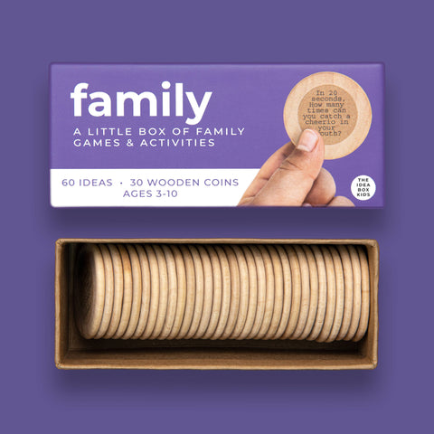 Family Idea Box for Kids - Family Game Night Activities