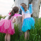 Fancy Flutter Skirts with Wings and Wand, size 4-6