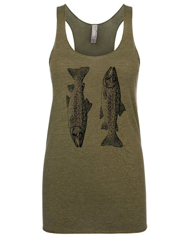 Fish Tank Top (olive or teal)