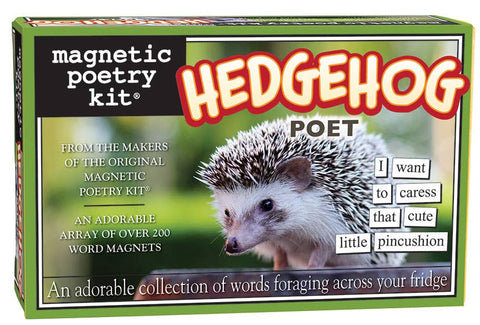 Hedgehog Poet - Magnetic Poetry Kit