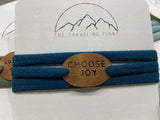 Choose Joy Cloth Wrap Bracelet