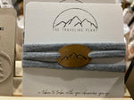 Mountain Range Cloth Wrap Bracelet