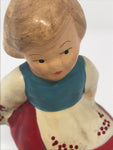 Vintage Ceramic Figurines of German Boy and Girl