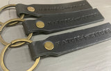 NATURE+NURTURE Custom Stamped Leather Key Chain