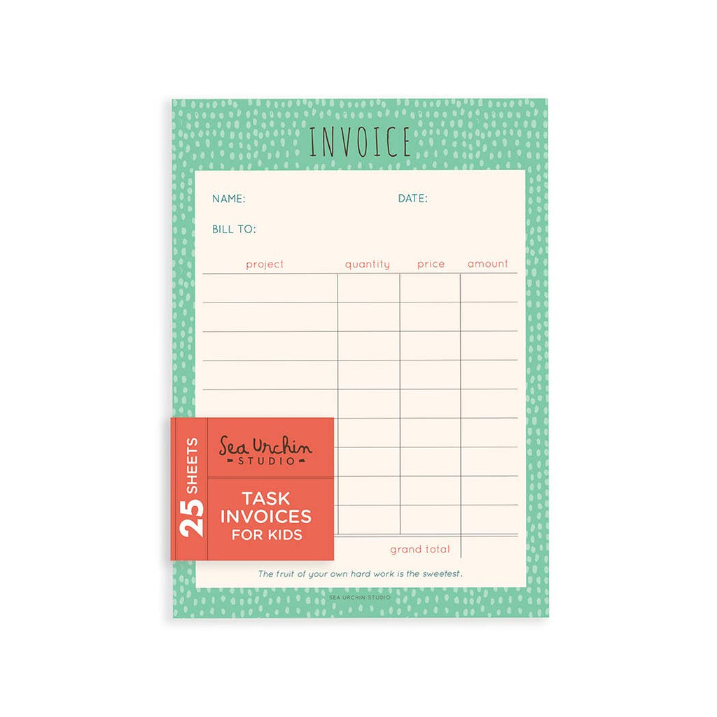 Invoices for Kids Notepad – nature+nurture