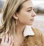 Lone Pine Earrings - Silver