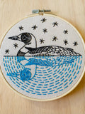 Loon Embroidery Kit