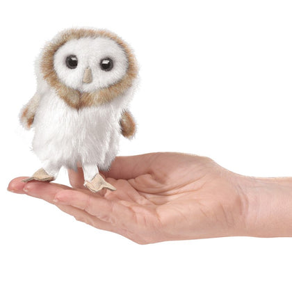 Mini Barn Owl Finger Puppet