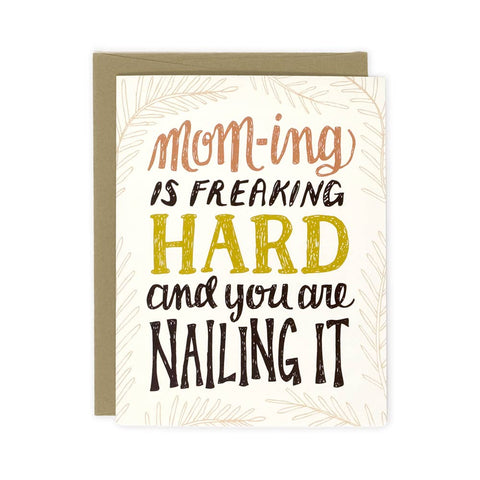 Mom-ing Card