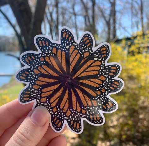Monarch Wings Decal