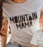 Mountain Mama Adult Women's V-neck Tee