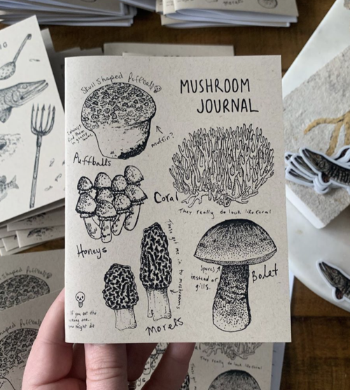 Mushroom Foraging Journal Log – nature+nurture
