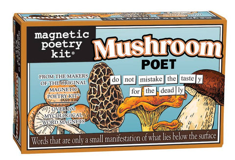 Mushroom Poet Magnetic Poetry Kit