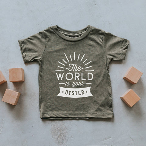 The World Is Your Oyster Kids Tee