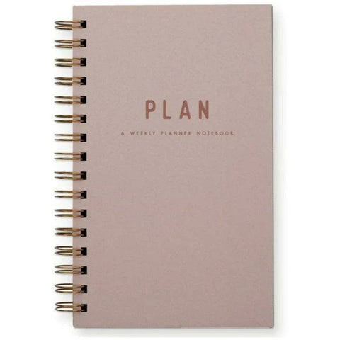 Simple Plan Undated Weekly Planner Journal - Rose