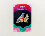 Robin Enamel Pin