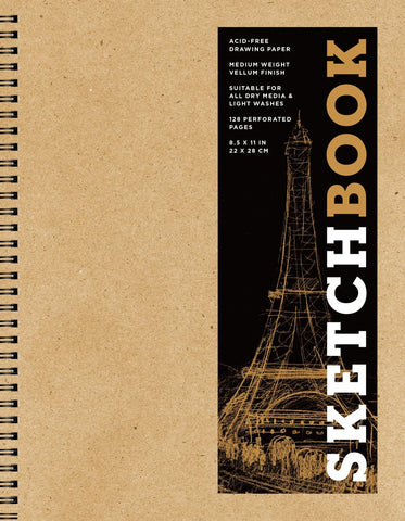 Sketchbook (Basic Large 8.5x11 Spiral Kraft)