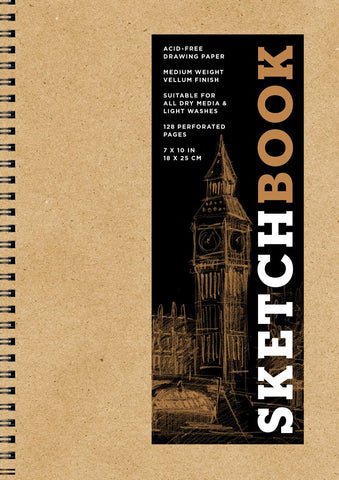 Sketchbook (Basic Medium 7x10 Spiral Kraft)