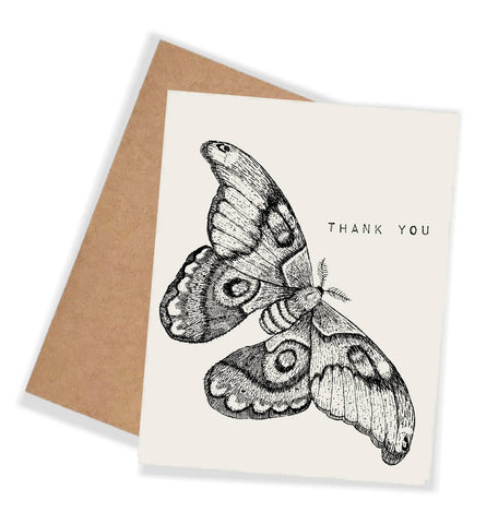 Thank You Moth Card