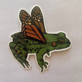 The Frog Grew Monarch Wings Decal