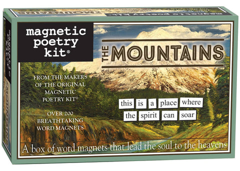 The Mountains - Magnetic Poetry Kit