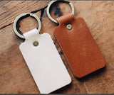 Enjoy The Journey Double Sided Leather Keychain