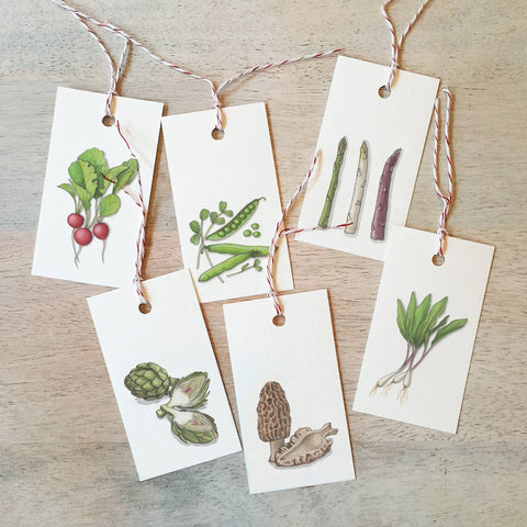 Vegetables: Gift Tags