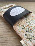 Wellness Pillow - Organic Cotton Daisy Dreams Print | Organic Flax | Organic Lavender (w/ removable cover)