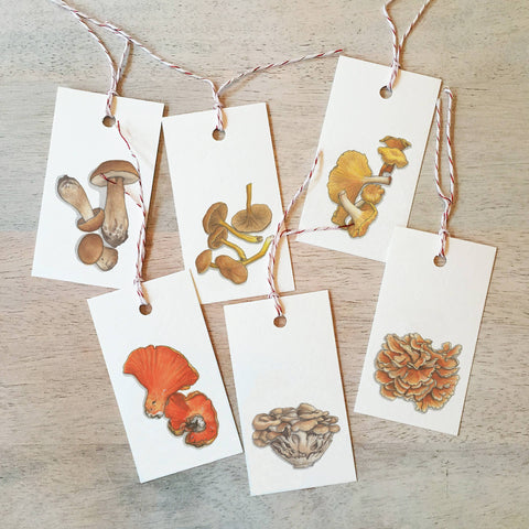 Wild Mushrooms: Gift Tags
