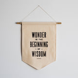 Wonder and Wisdom Canvas Banner