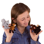 Woodland Animal Finger Puppet Set