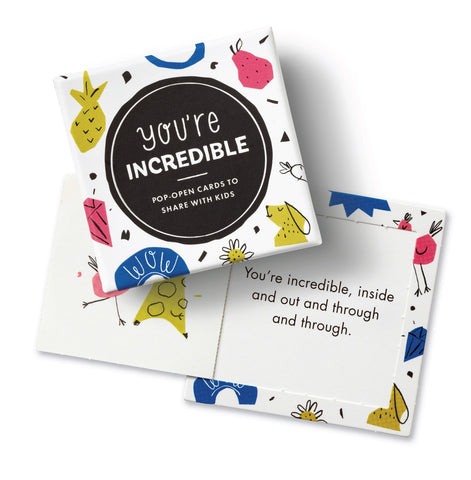 You're Incredible Thoughtfulls Pop-Open Cards for Kids